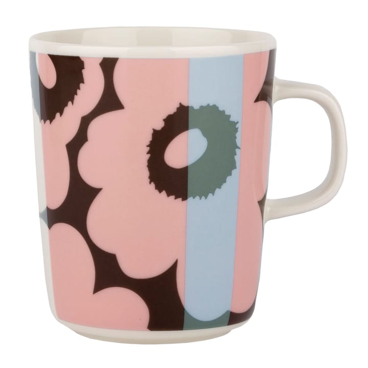 Mug Unikko 25 cl - White-light sky-dusty pink - Marimekko