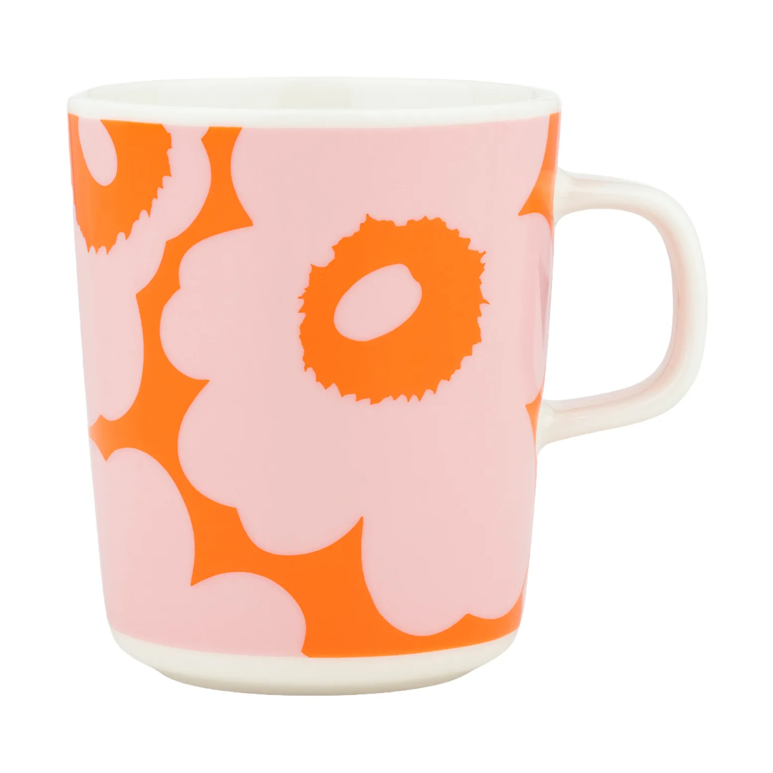 Mug Unikko 25 cl, White-pink-orange Marimekko