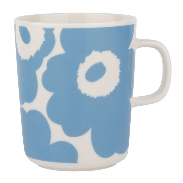 Mug Unikko 25 cl - White-sky blue - Marimekko