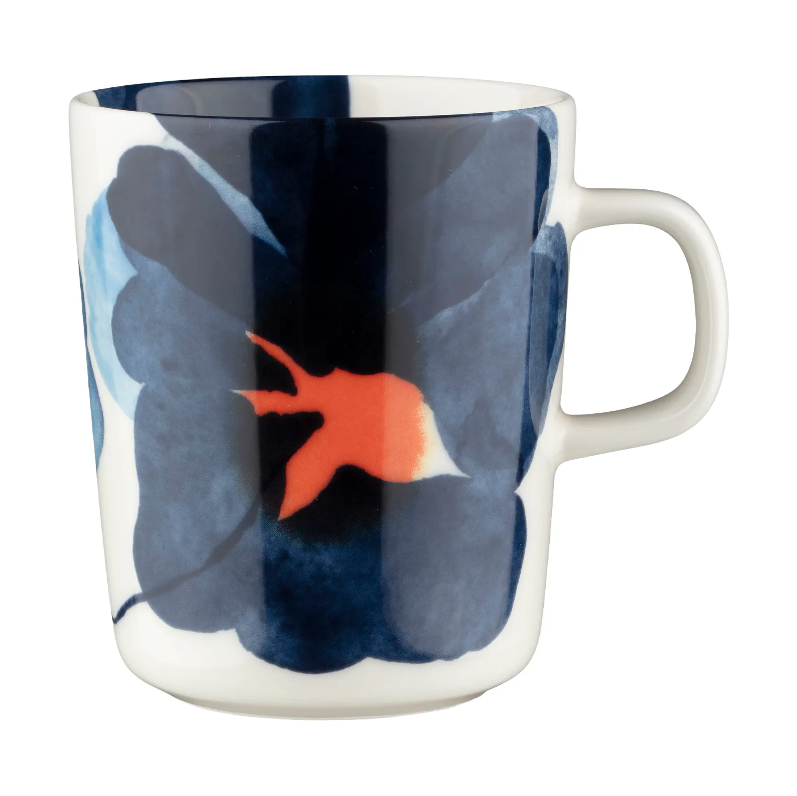 Mug Valssi 25 cl, White-blue-orange Marimekko
