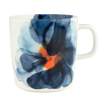 Mug Valssi 40 cl - White-blue-orange - Marimekko
