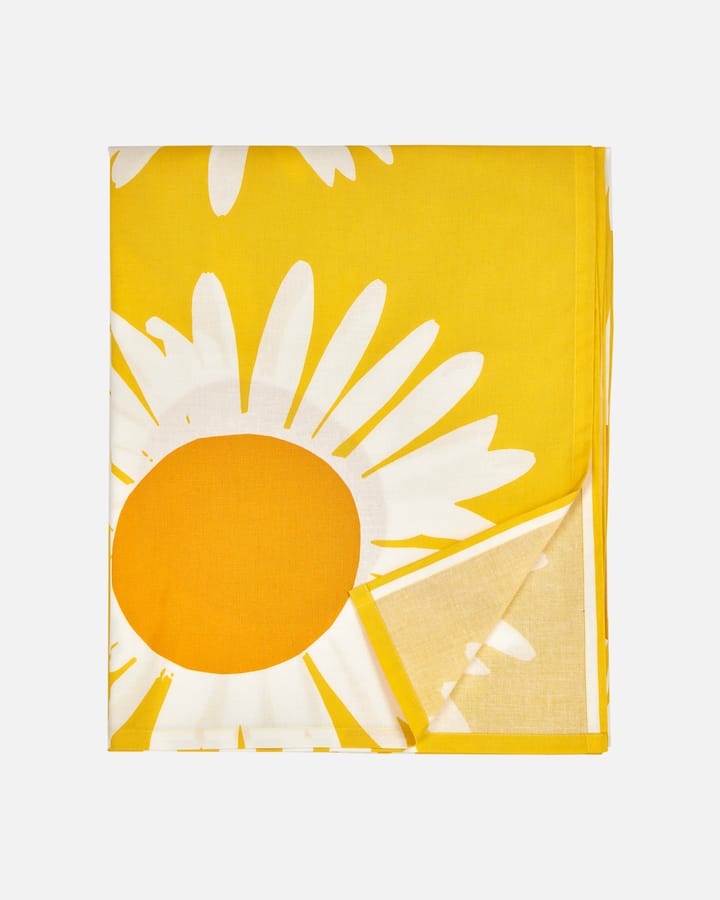 Nappe Auringonkukka 135x280 cm, Jaune-blanc Marimekko