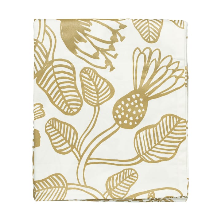 Nappe Tiara 135x250 cm - White-gold - Marimekko
