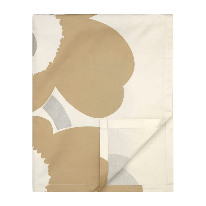 Nappe Unikko 140x250 cm, Beige-argent-blanc Marimekko
