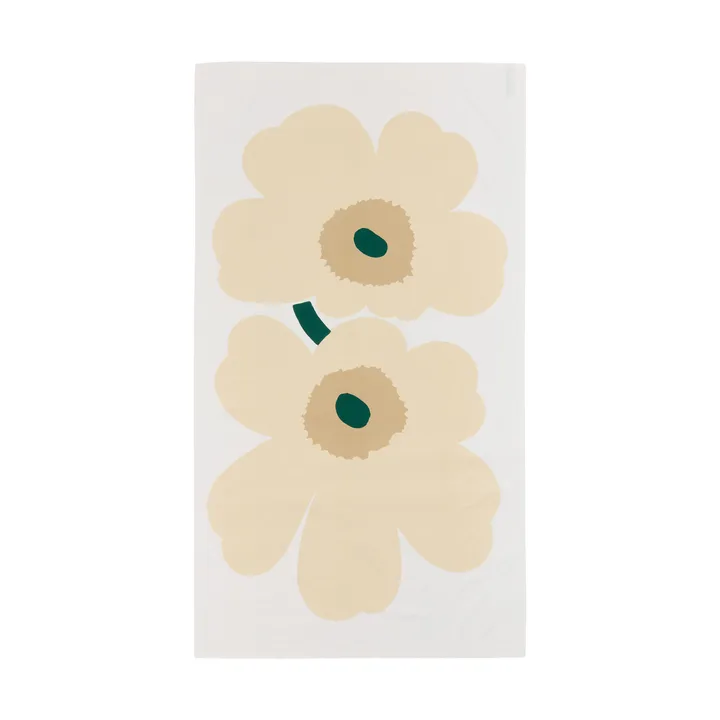 Nappe Unikko - White-hay-sand-emerald - Marimekko