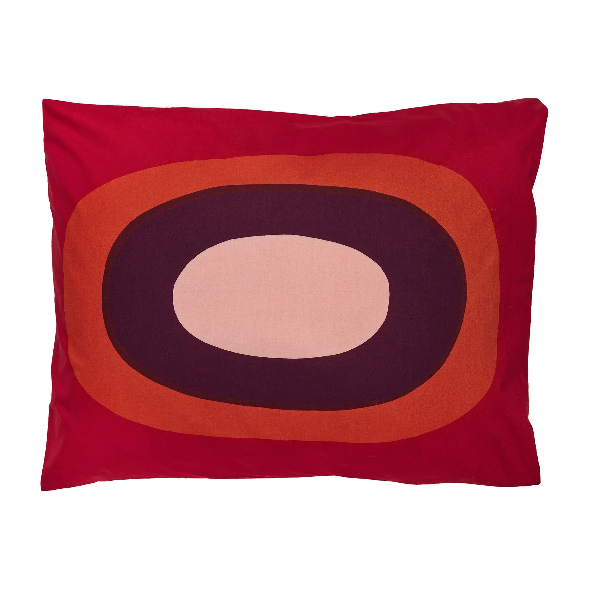 Oreiller Melooni 60x50 cm, rouge-marron-violet Marimekko