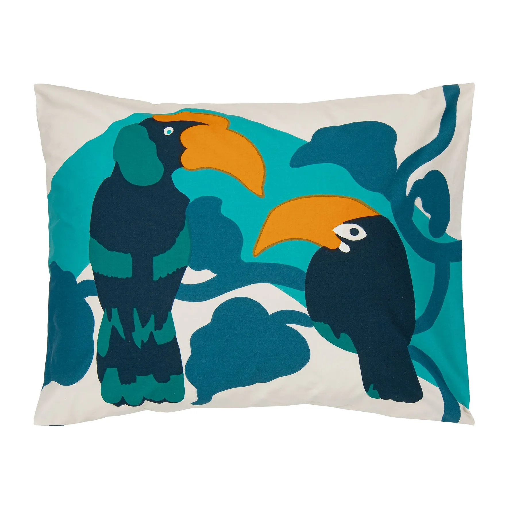 Oreiller Pepe 50x60 cm, Beige-turquoise-bleu Marimekko