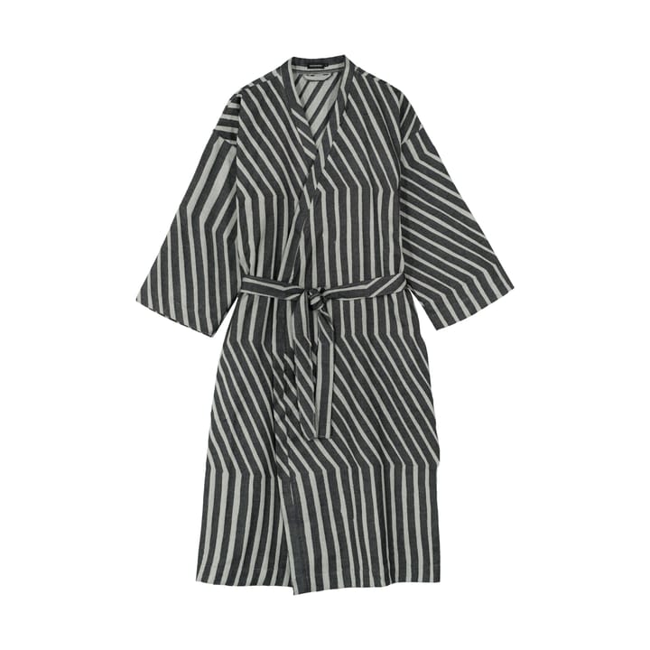 Peignoir Kalasääski  - Off white-charcoal L/XL - Marimekko