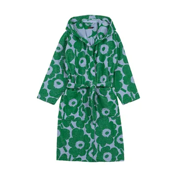 Peignoir Pieni Unikko L - Light blue-green - Marimekko