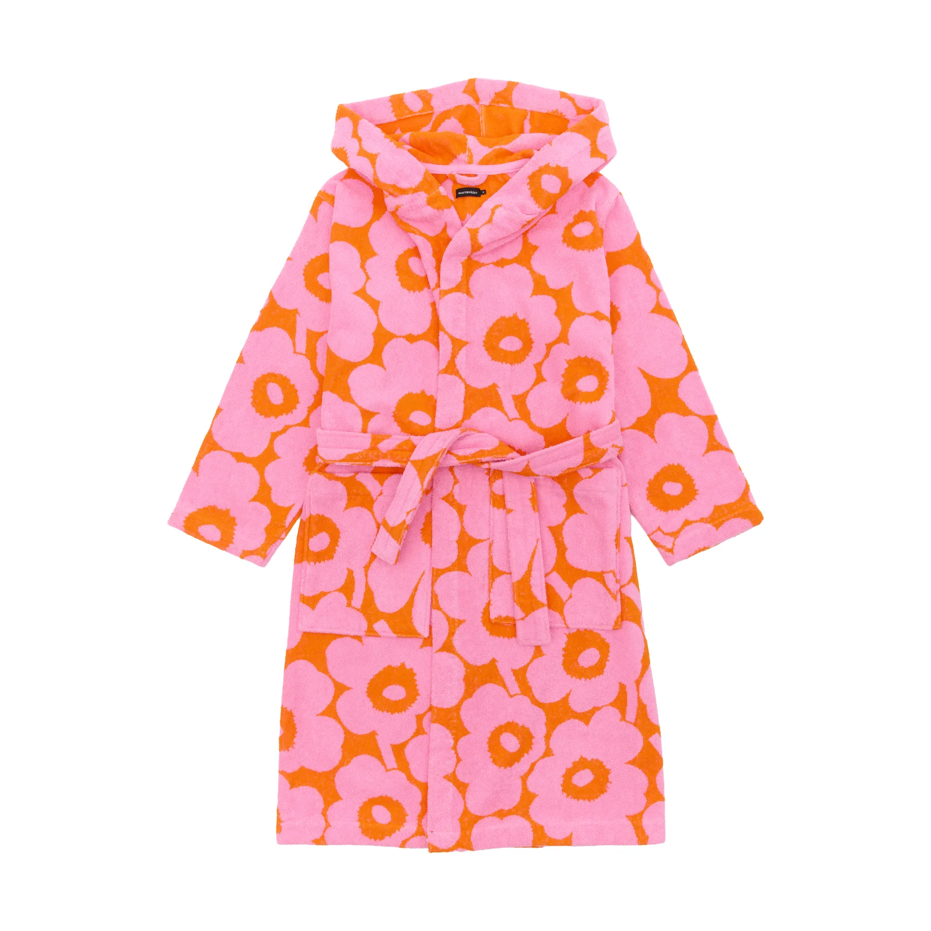 Peignoir Pieni Unikko M, Orange-pink Marimekko