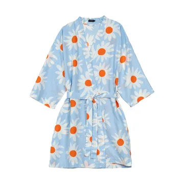 Peignoir Rakastaa ei rakasta - Orange-Off-white-light blue - Marimekko