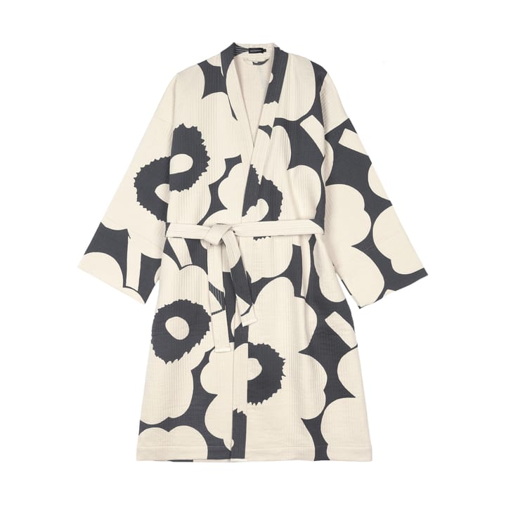 Peignoir Unikko - Charcoal-off white, L - Marimekko