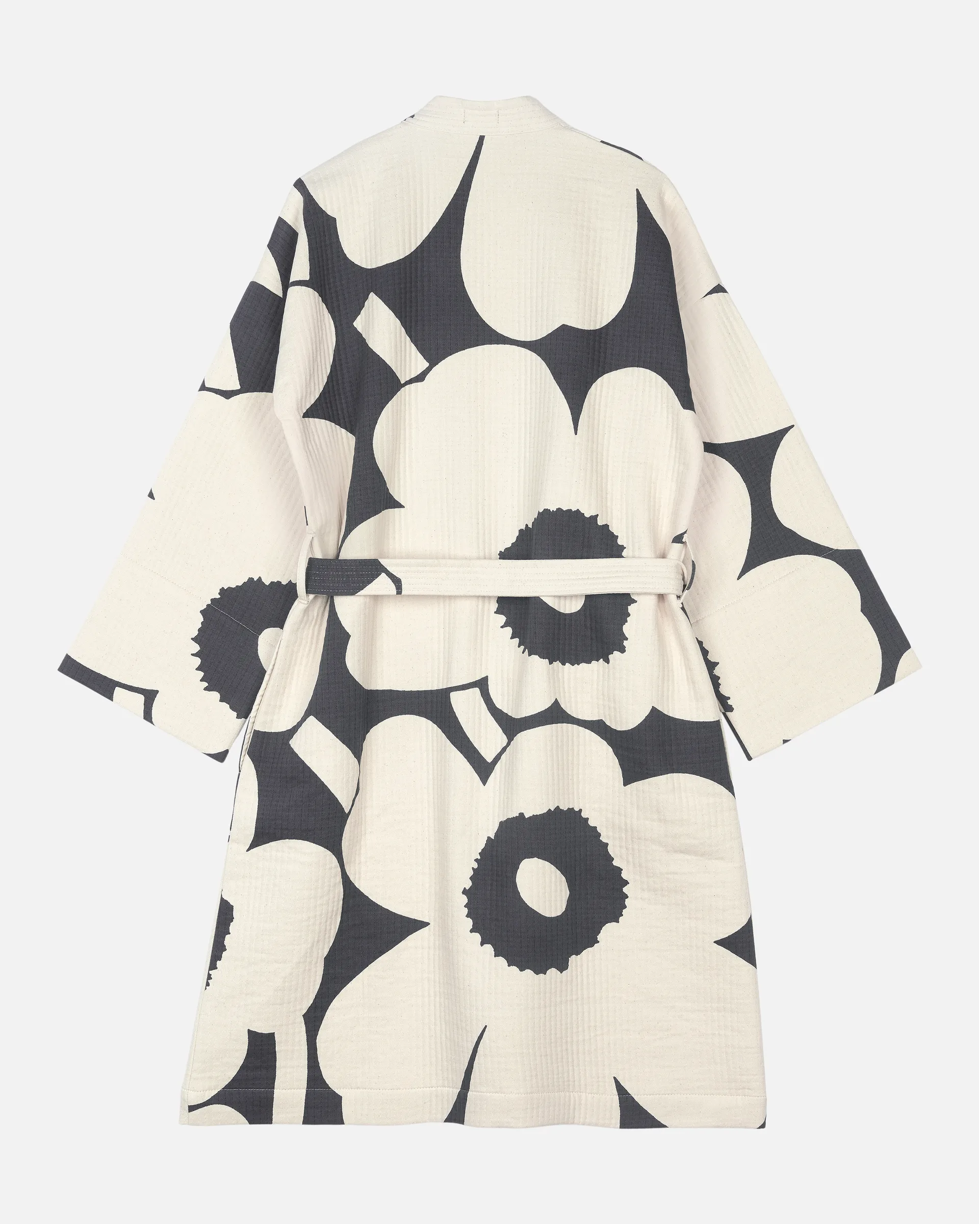Peignoir Unikko, Charcoal-off white, S Marimekko