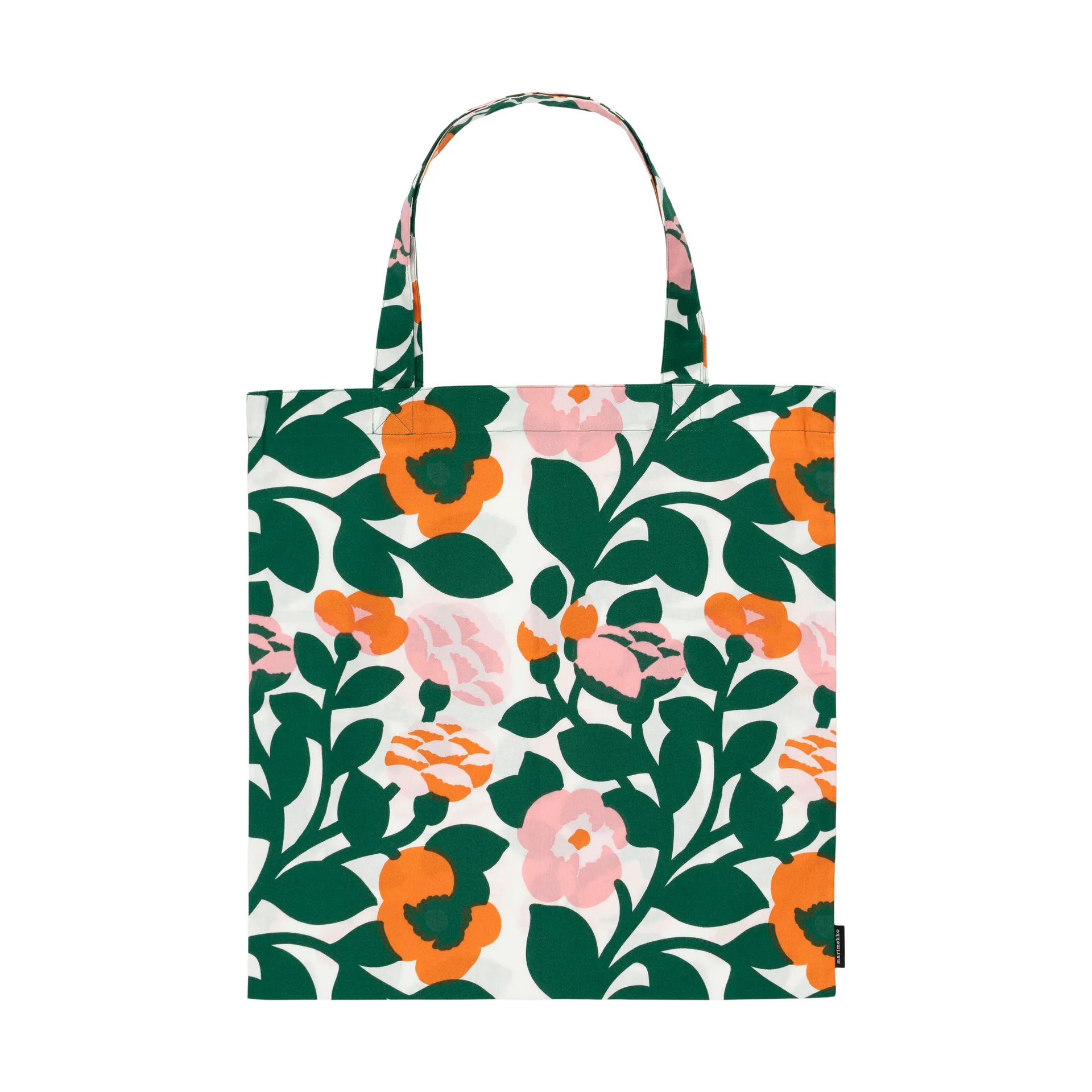Petit sac green green 44x43 cm, Vert-orange Marimekko
