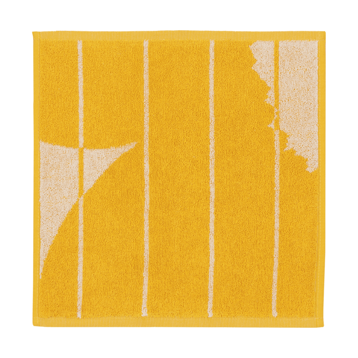 Petit serviette Vesi Unikko 30x30 cm - Spring yellow-ecru - Marimekko