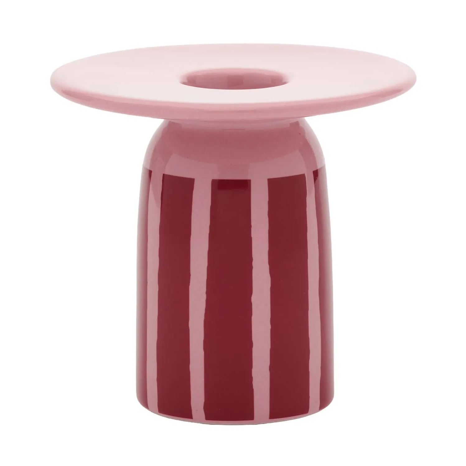 Piccolo bougeoir, Coral-dark red, 8 cm Marimekko