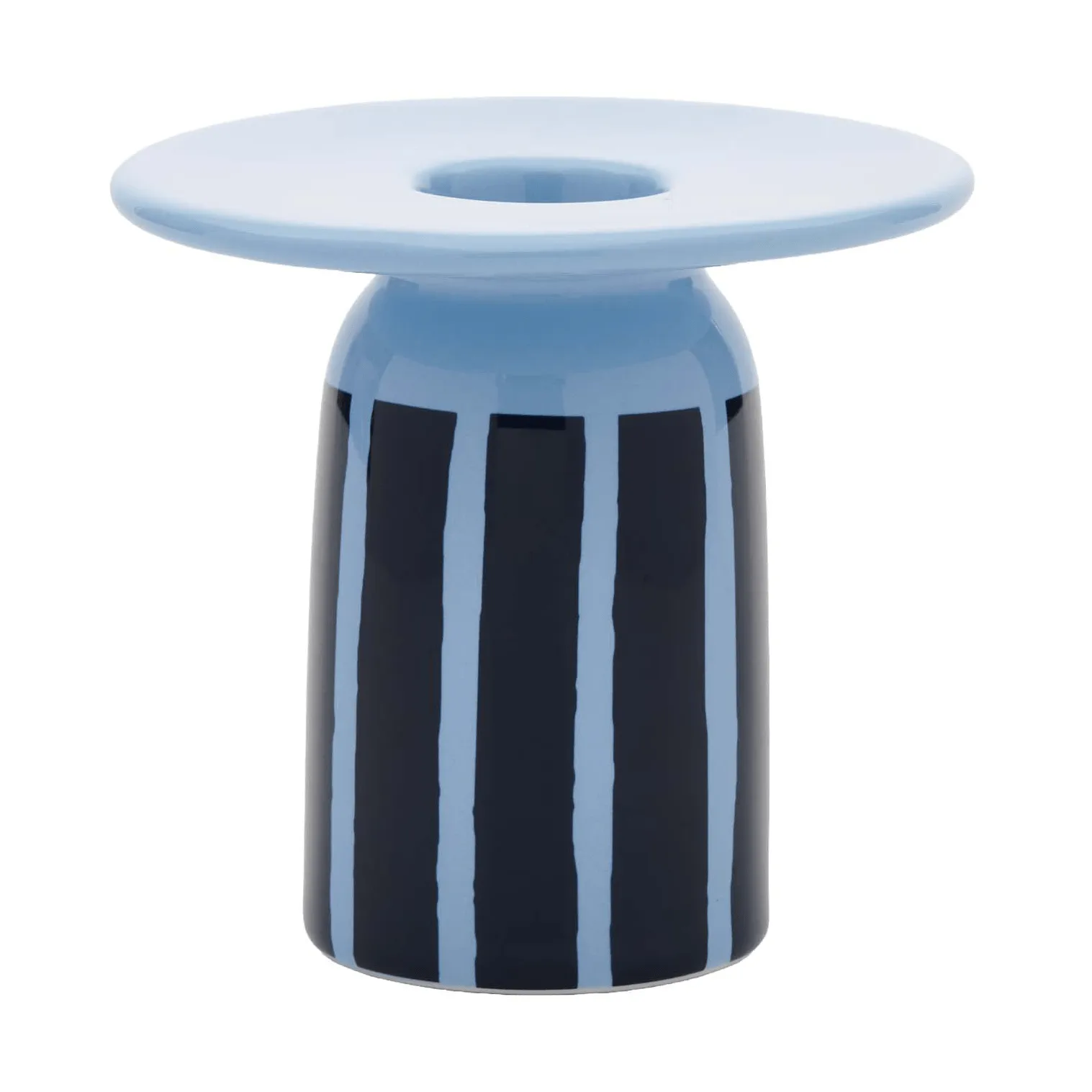 Piccolo bougeoir, Light blue-pétrole, 8 cm Marimekko