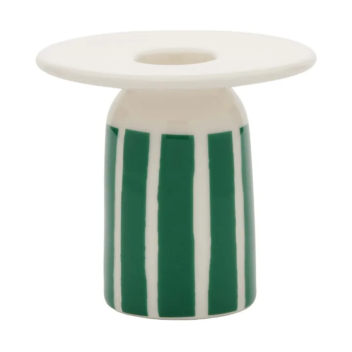 Piccolo bougeoir - White-green, 8 cm - Marimekko
