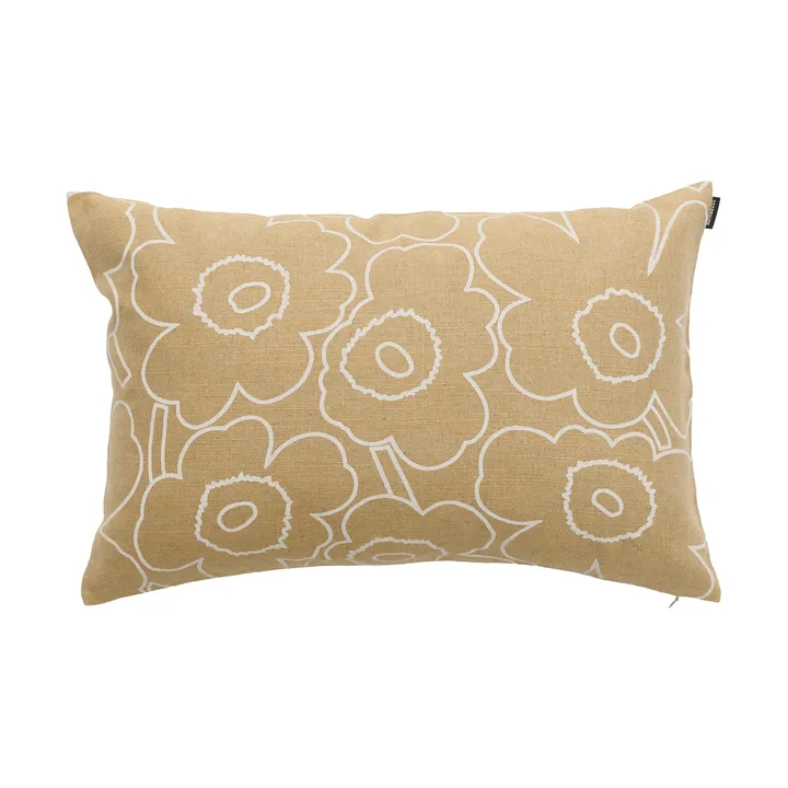 Pieni Piirto Unikko housse de coussin - Straw-off white, 40x60 cm - Marimekko