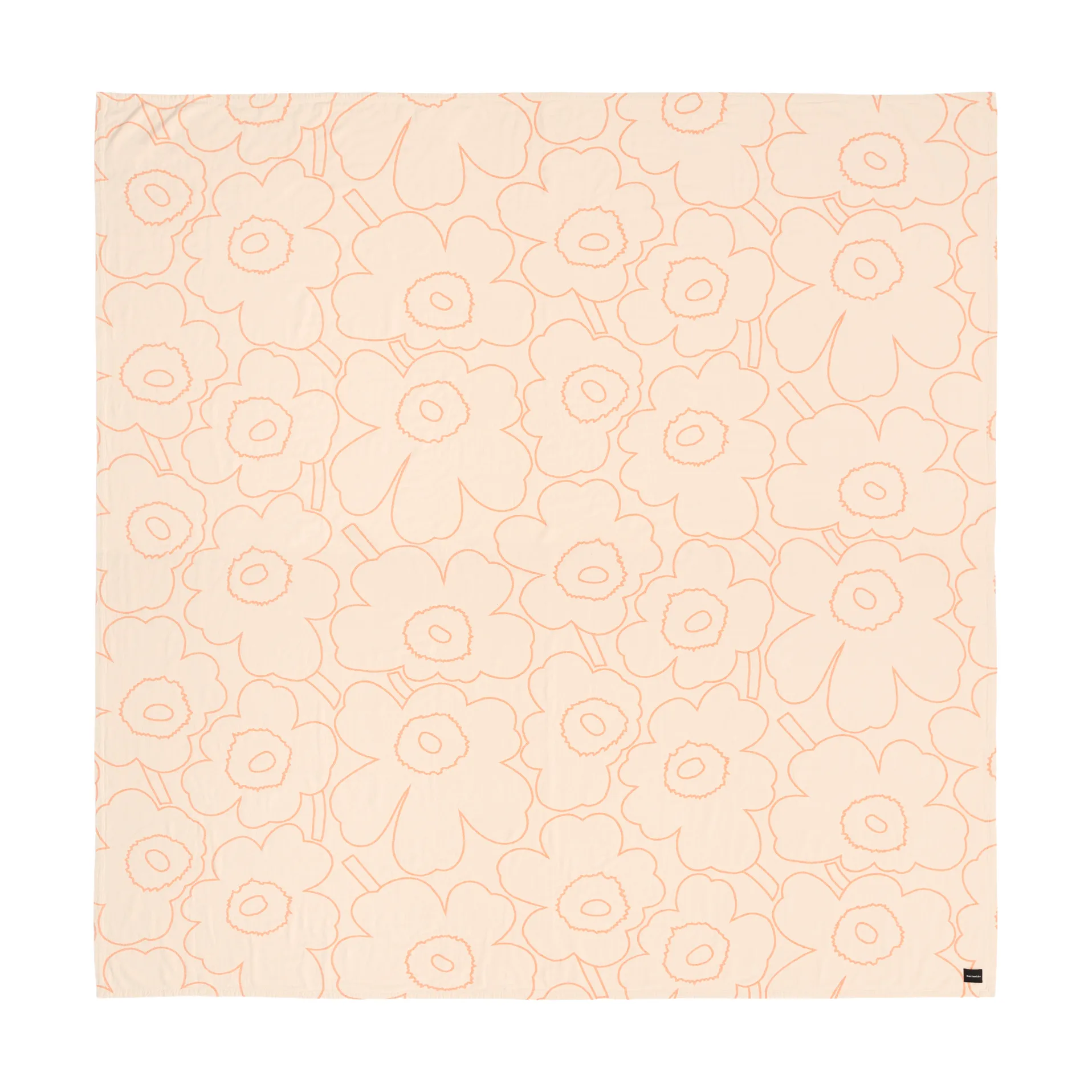 Piirto Unikko couvre-lit 260x260 cm, Beige Marimekko