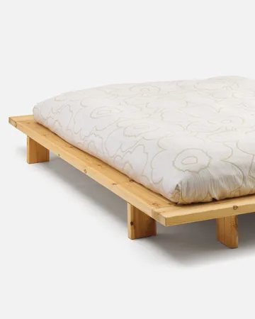 Piirto Unikko couvre-lit 260x260 cm - Écru - Marimekko