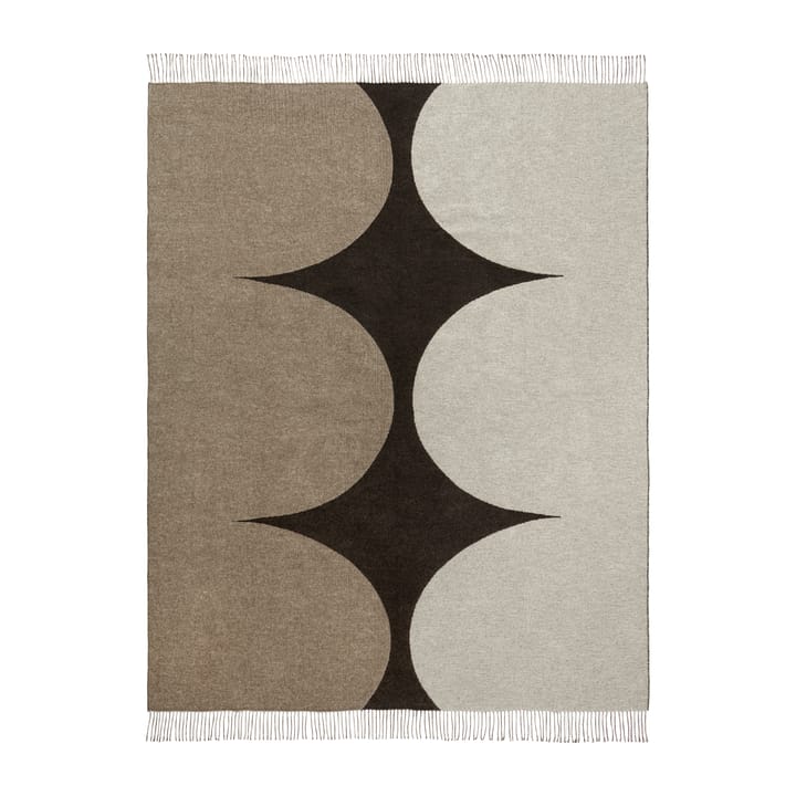 Plaid Härkä 170x130 cm - noir-marron-beige - Marimekko