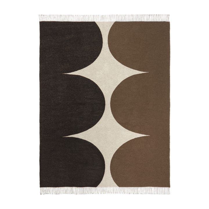 Plaid Härkä 170x130 cm - noir-marron-beige - Marimekko