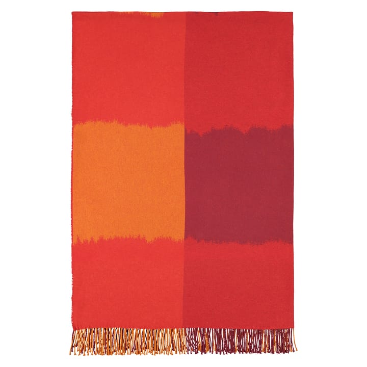 Plaid Ostjakki 120x185 cm - Rouge-orange-marron - Marimekko