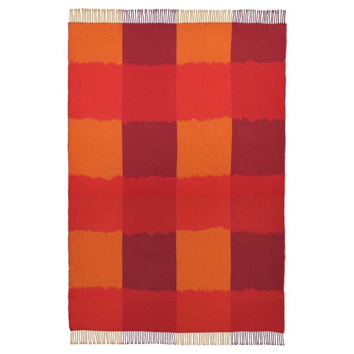 Plaid Ostjakki 120x185 cm - Rouge-orange-marron - Marimekko