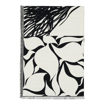 Plaid Ruudut 130x180 cm - Noir-blanc - Marimekko