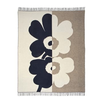 Plaid Suur Unikko 130x170 cm - Bleu foncé-sable-blanc cassé-doré - Marimekko