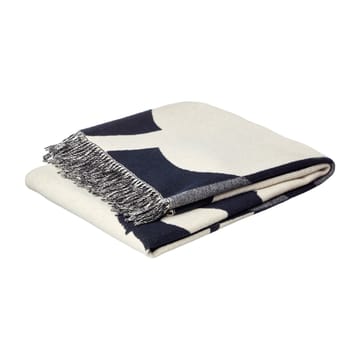 Plaid Suur Unikko 130x170 cm - Bleu foncé-sable-blanc cassé-doré - Marimekko