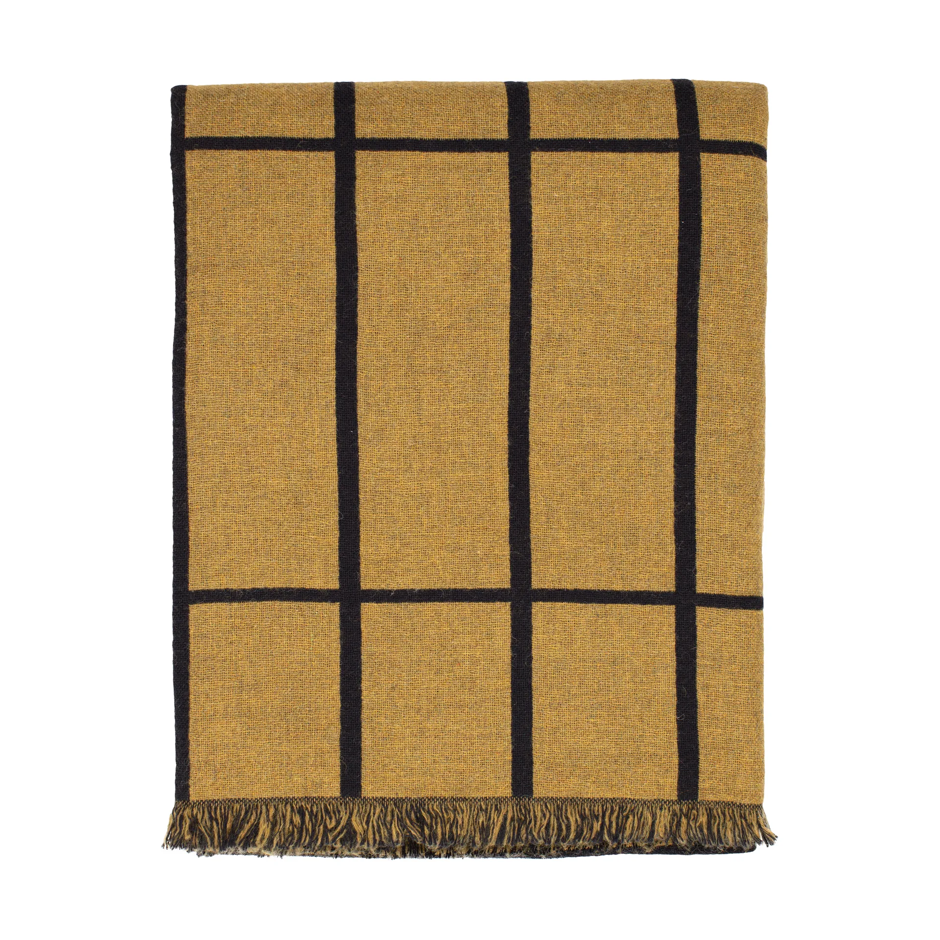 Plaid Tilliskivi, Caviar-gold Marimekko