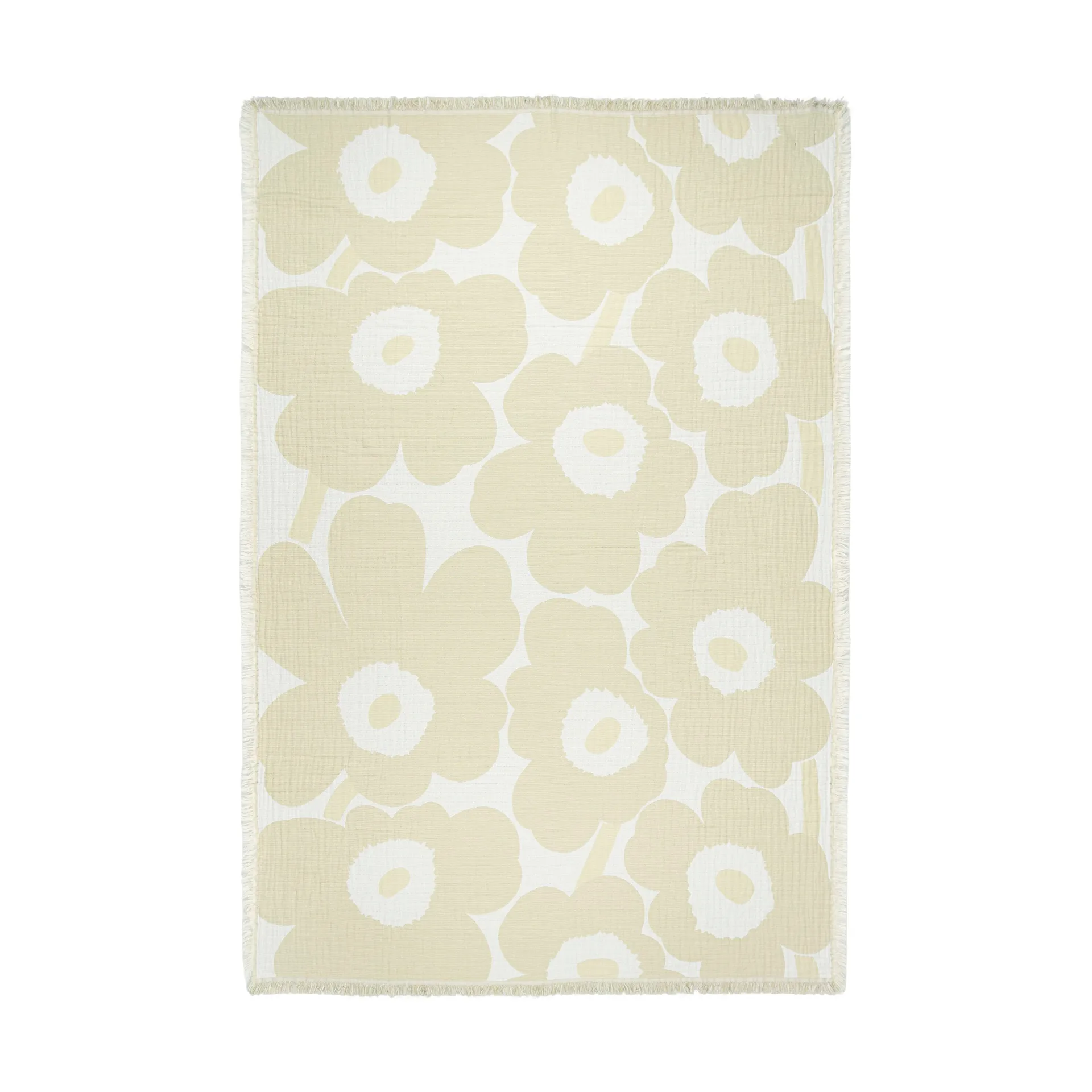 Plaid Unikko 150x220 cm, Écru Marimekko