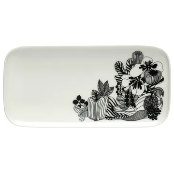 Plat Siirtolapuutarha 24,5x12 cm - Noir-blanc - Marimekko