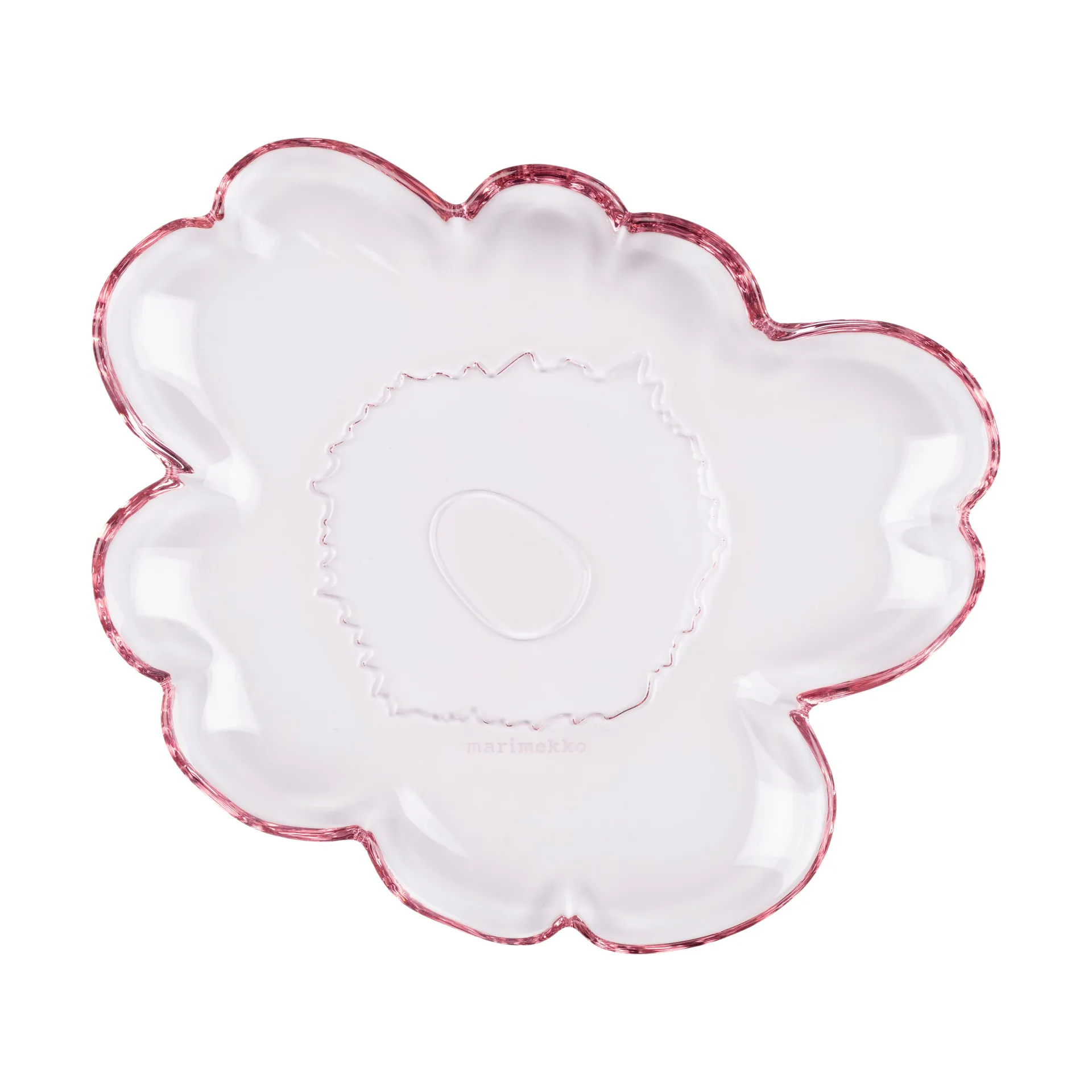 Plat Unikko 20 cm, Light pink Marimekko