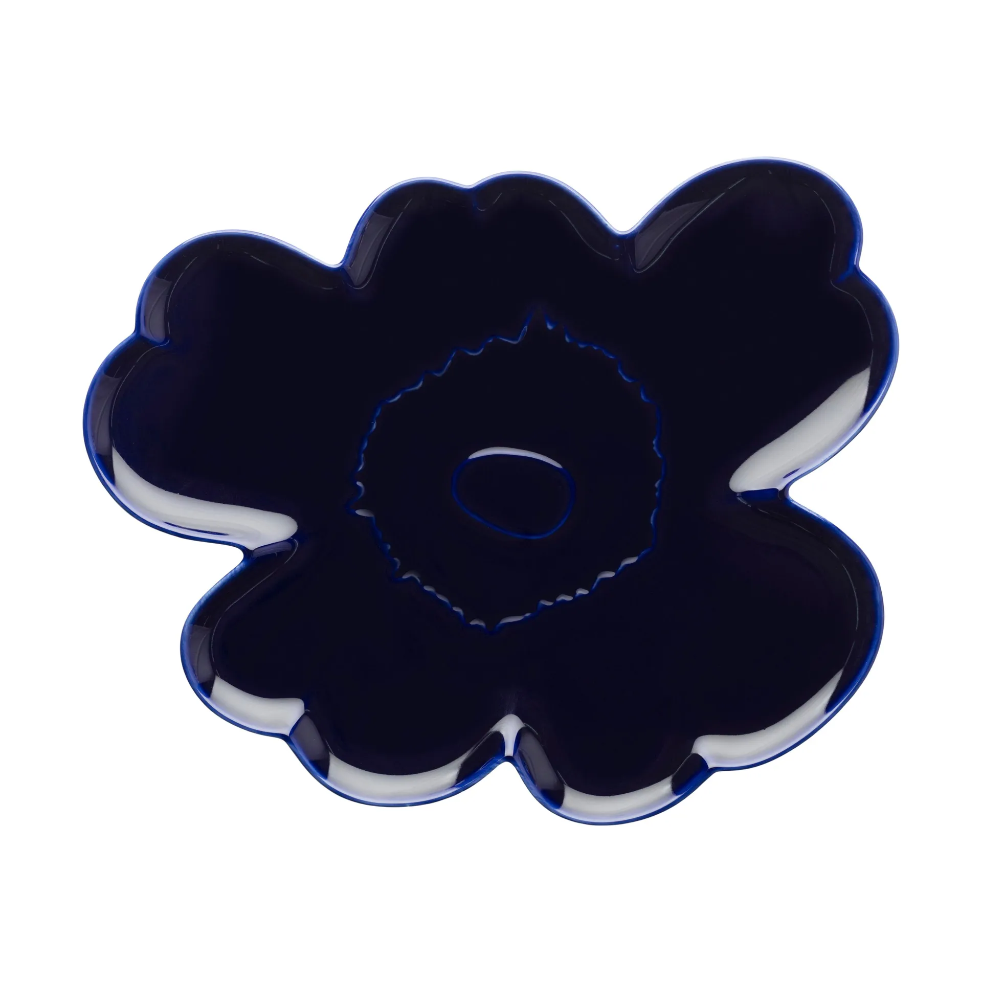 Plat Unikko 32 cm, Blue Marimekko