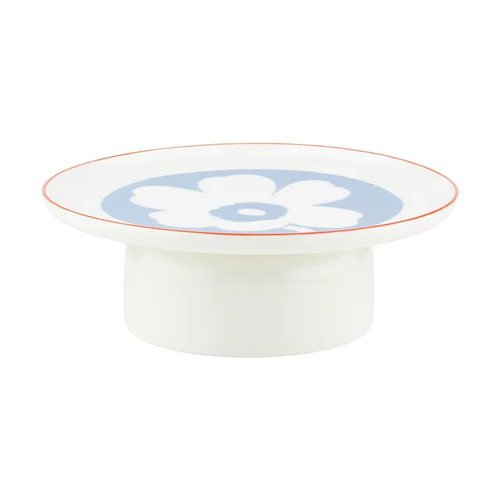 Plateau de service Unikko - White-light blue-orange red, Ø24 cm - Marimekko