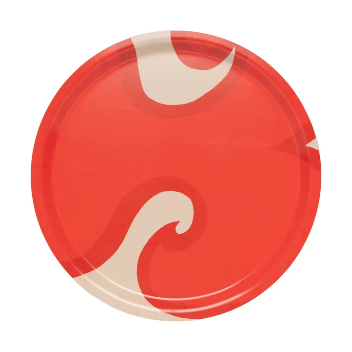 Plateau Jokeri - Sand-orange red, 31 cm - Marimekko