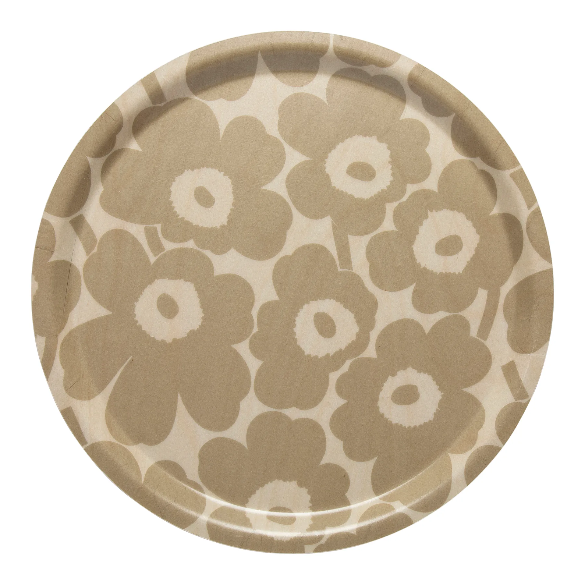 Plateau Mini Unikko, Brun clair-beige Marimekko
