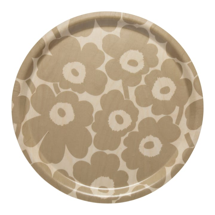 Plateau Mini Unikko - Brun clair-beige - Marimekko