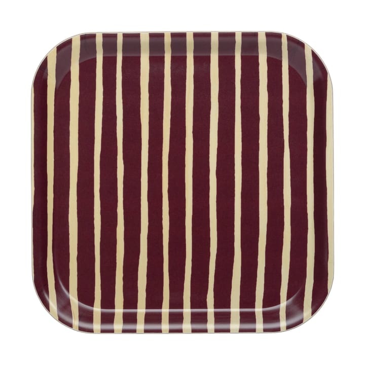 Plateau Piccolo 20x20 cm - Bordeaux - Marimekko