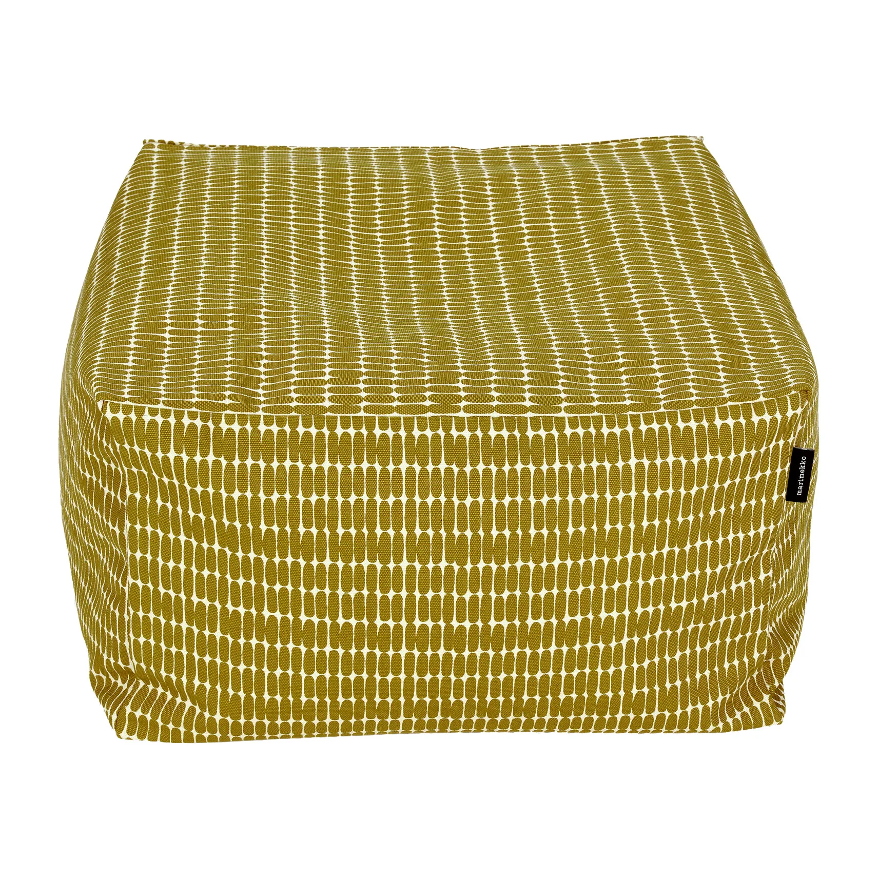 Pouf Alku, Linen-olive Marimekko