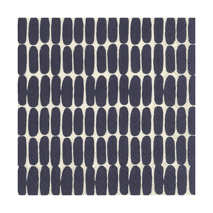 Serviette Alku 33x33 cm Lot de 20 - Linen-black - Marimekko