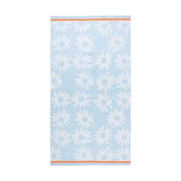 Serviette de bain Hamam Rakastaa ei rakasta 91x165 cm - Orange-Off-white-light blue - Marimekko