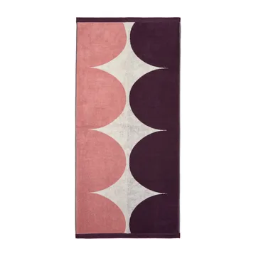 Serviette de bain Härkä 150x70 cm - blanc-rose-rouge - Marimekko