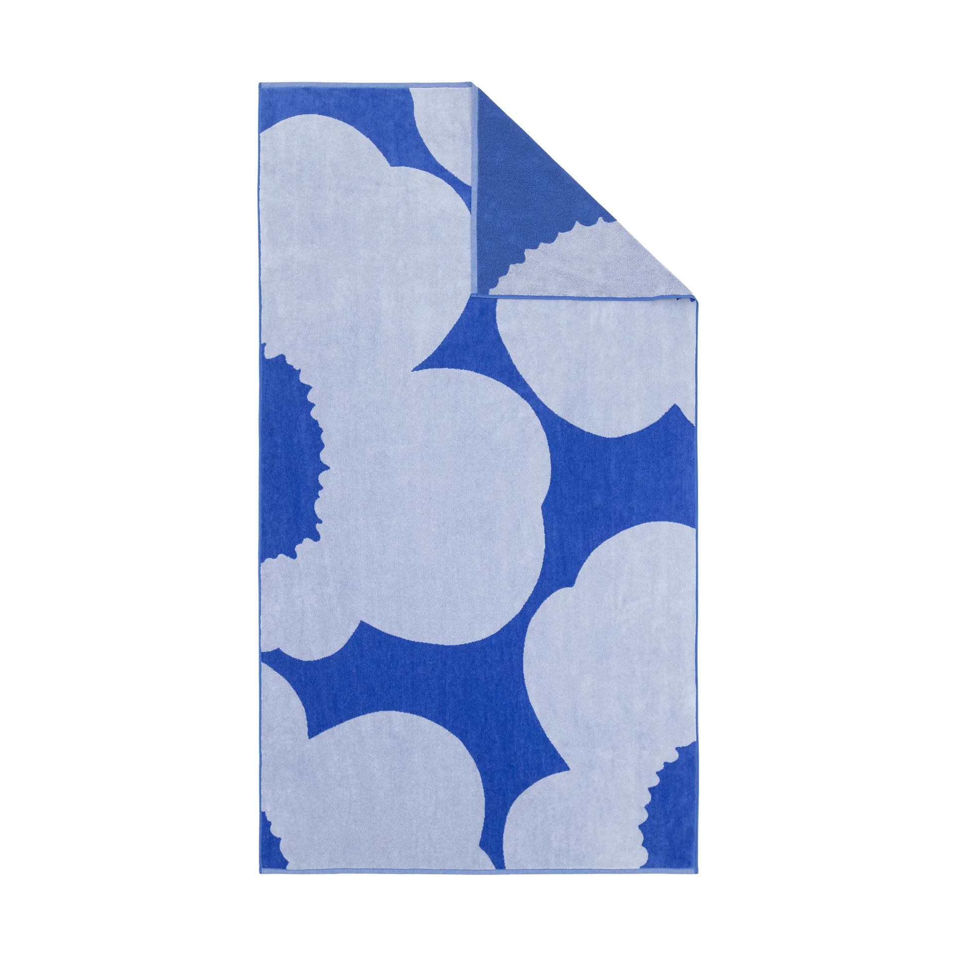Serviette de bain Iso Unikko, Blue-blue lilac, 100x180 cm Marimekko