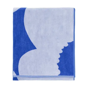 Serviette de bain Iso Unikko - Blue-blue lilac, 100x180 cm - Marimekko
