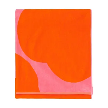 Serviette de bain Iso Unikko - Pink-orange red, 100x180 cm - Marimekko