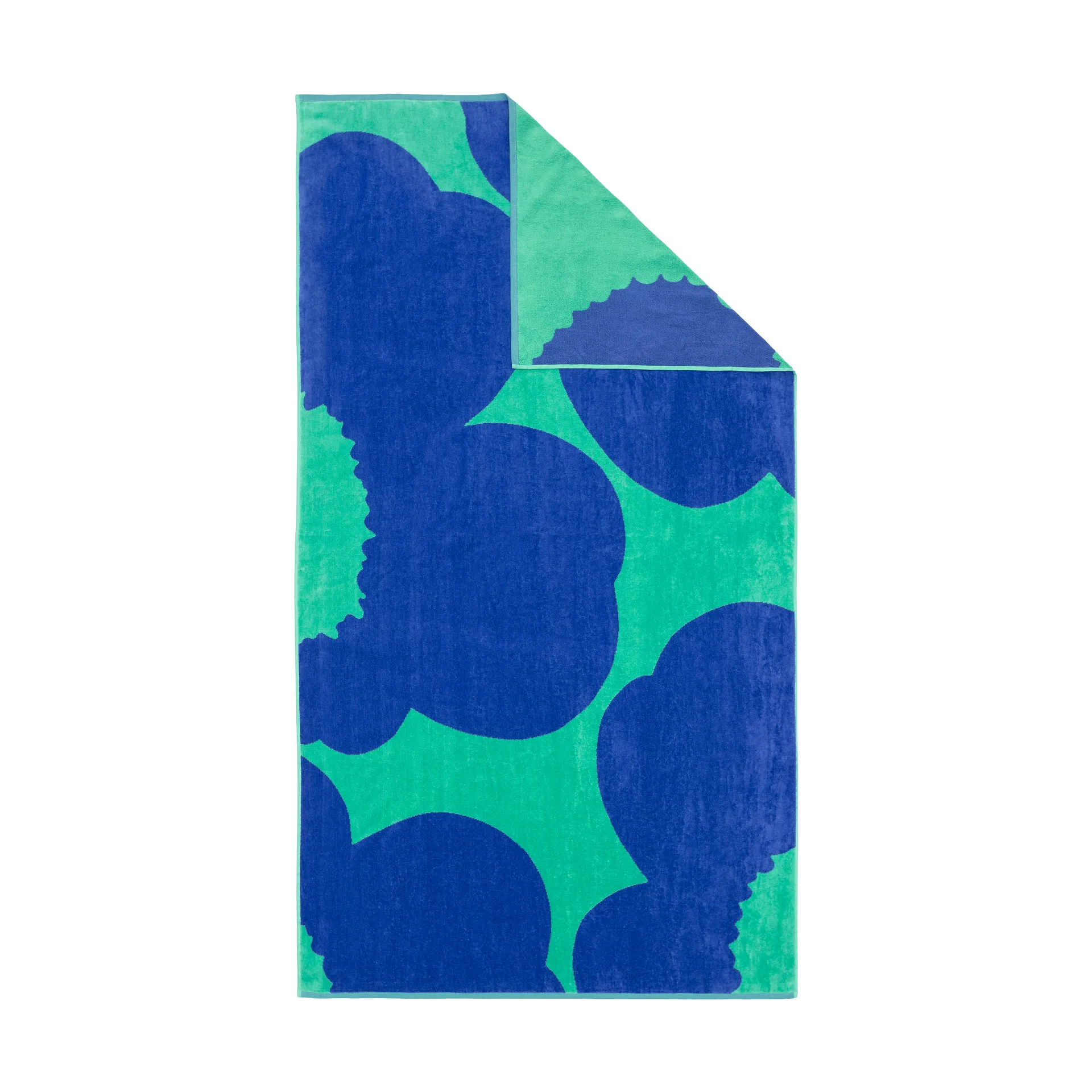 Serviette de bain Iso Unikko, Teal-blue, 100x180 cm Marimekko